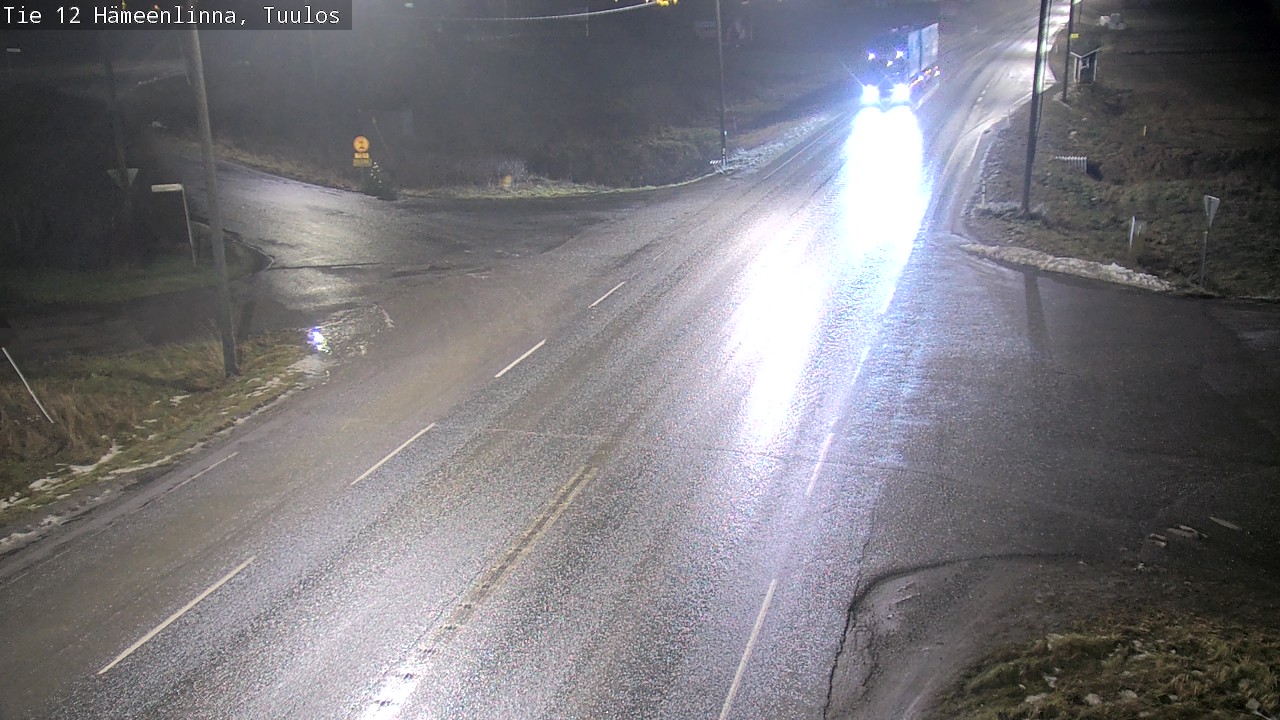 Weather Camera Image Väg 12 Hämeenlinna, Tuulos, Hämeenlinna, Kanta-Häme