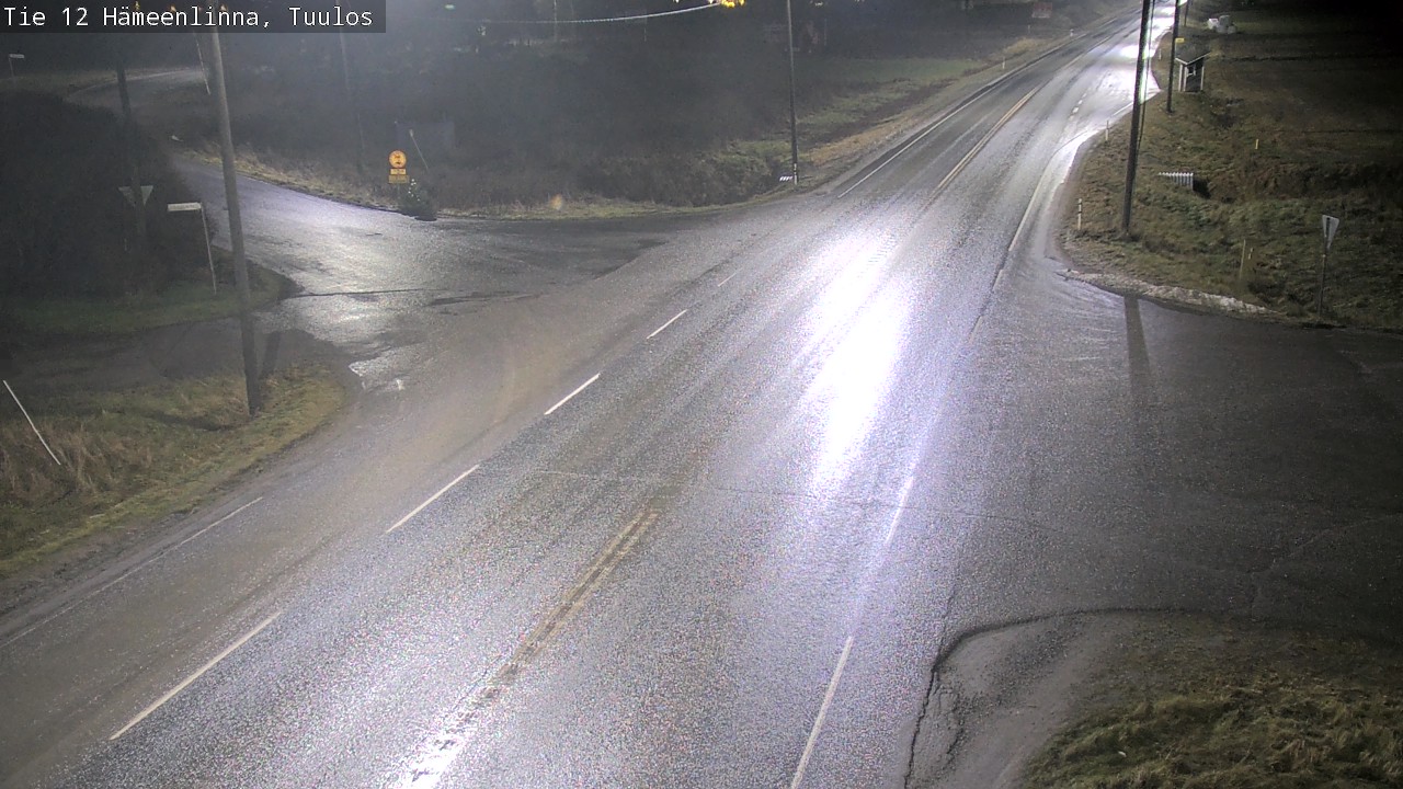 Weather Camera Image Väg 12 Hämeenlinna, Tuulos, Hämeenlinna, Kanta-Häme