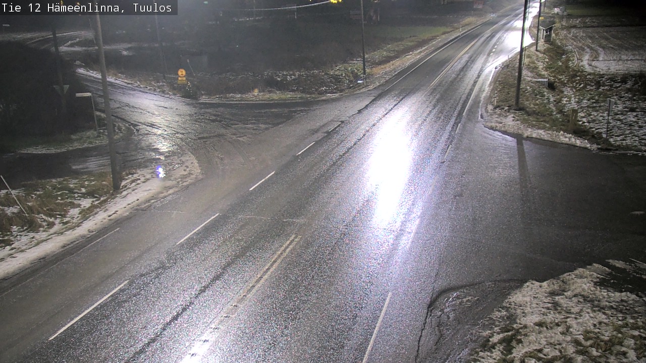Weather Camera Image Väg 12 Hämeenlinna, Tuulos, Hämeenlinna, Kanta-Häme