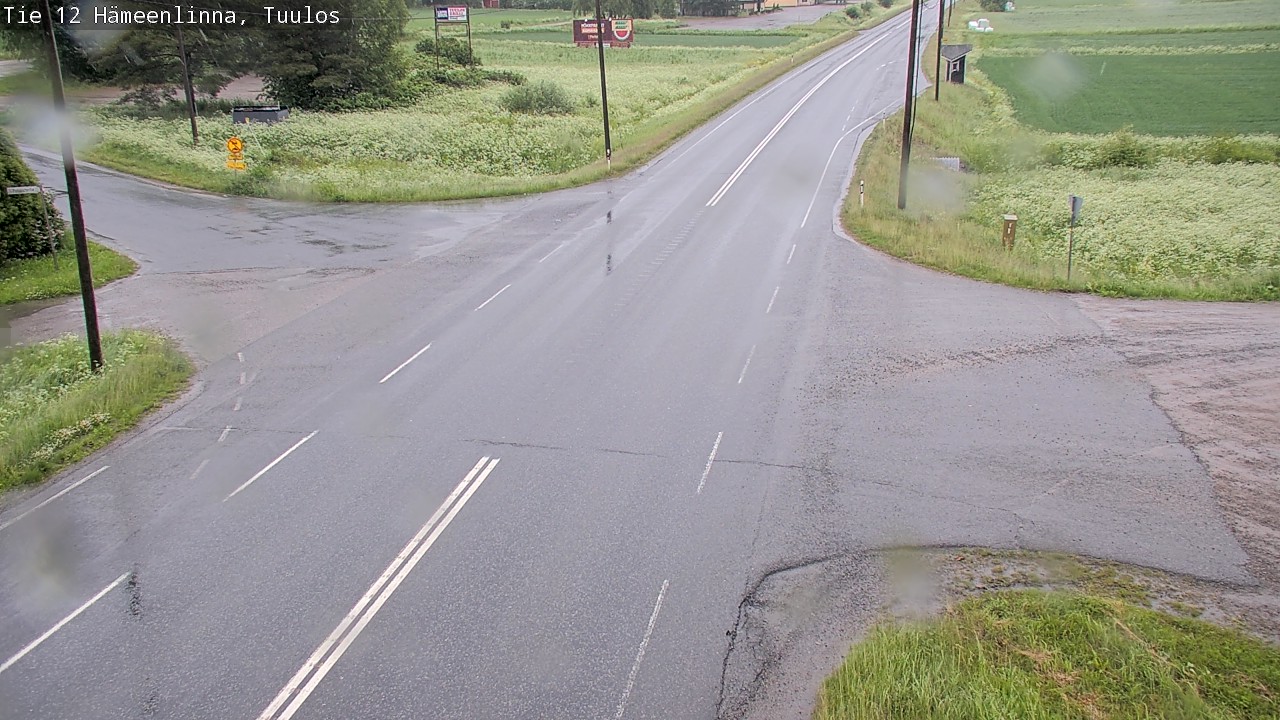 Weather Camera Image Väg 12 Hämeenlinna, Tuulos, Hämeenlinna, Kanta-Häme