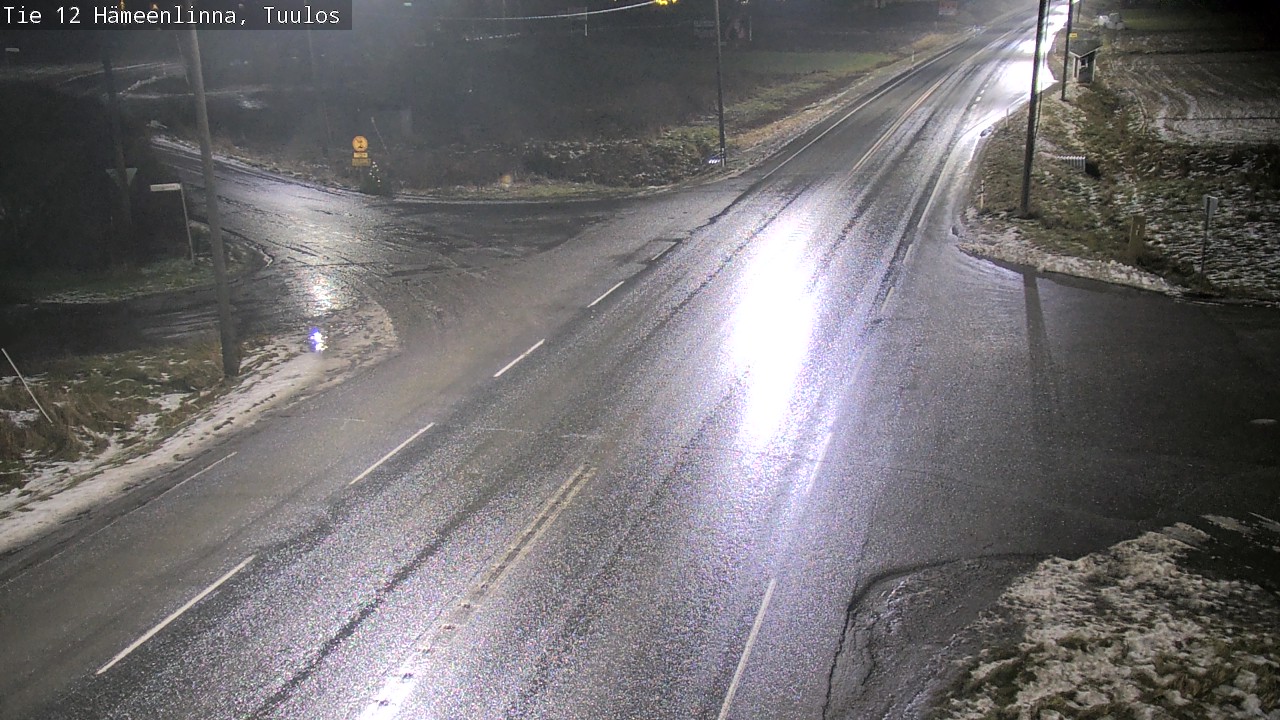 Weather Camera Image Väg 12 Hämeenlinna, Tuulos, Hämeenlinna, Kanta-Häme