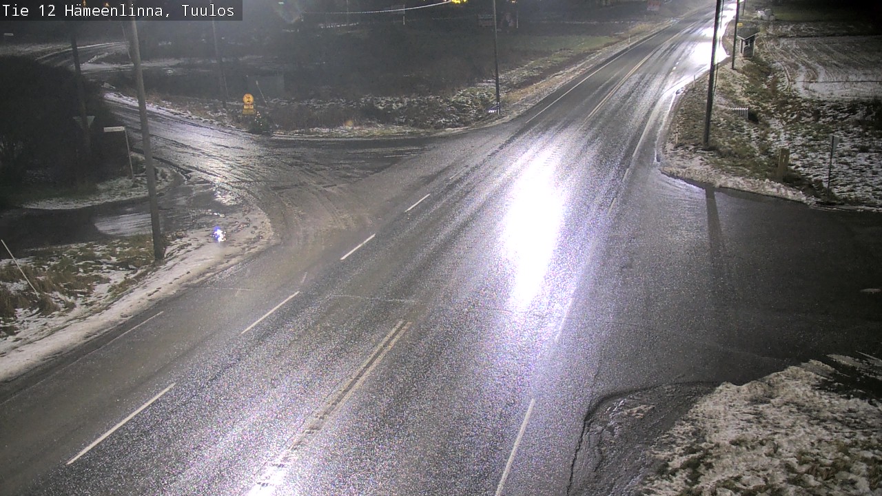 Weather Camera Image Väg 12 Hämeenlinna, Tuulos, Hämeenlinna, Kanta-Häme