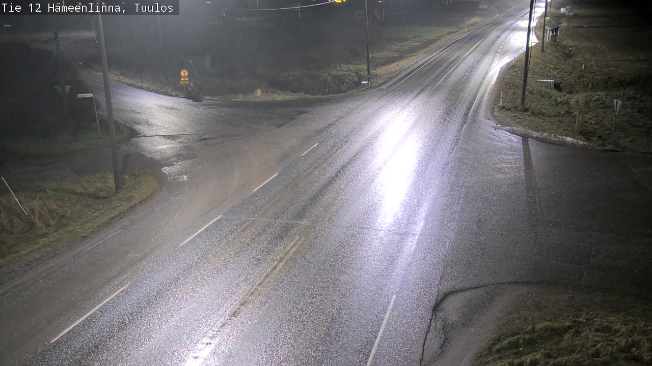 Weather Camera Image Väg 12 Hämeenlinna, Tuulos, Hämeenlinna, Kanta-Häme