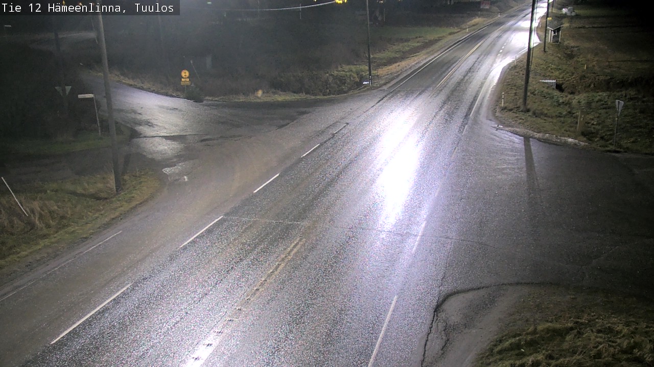 Weather Camera Image Väg 12 Hämeenlinna, Tuulos, Hämeenlinna, Kanta-Häme