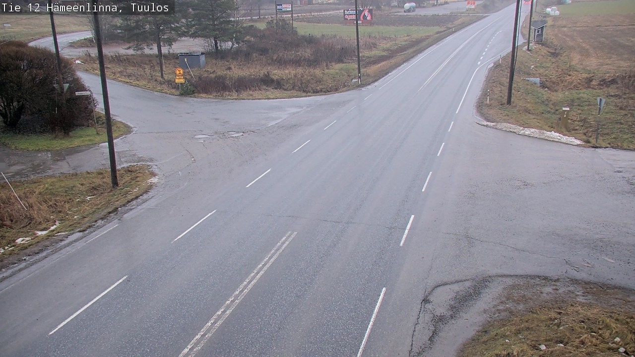 Weather Camera Image Väg 12 Hämeenlinna, Tuulos, Hämeenlinna, Kanta-Häme