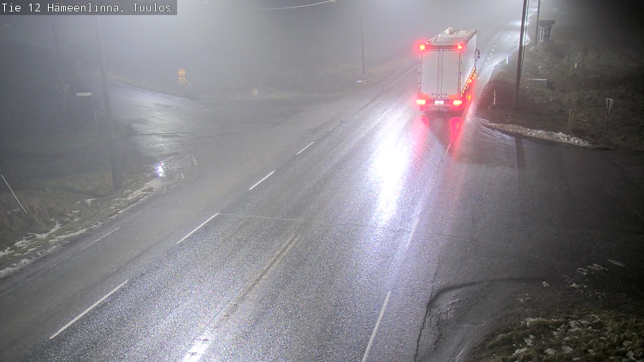 Weather Camera Image Väg 12 Hämeenlinna, Tuulos, Hämeenlinna, Kanta-Häme