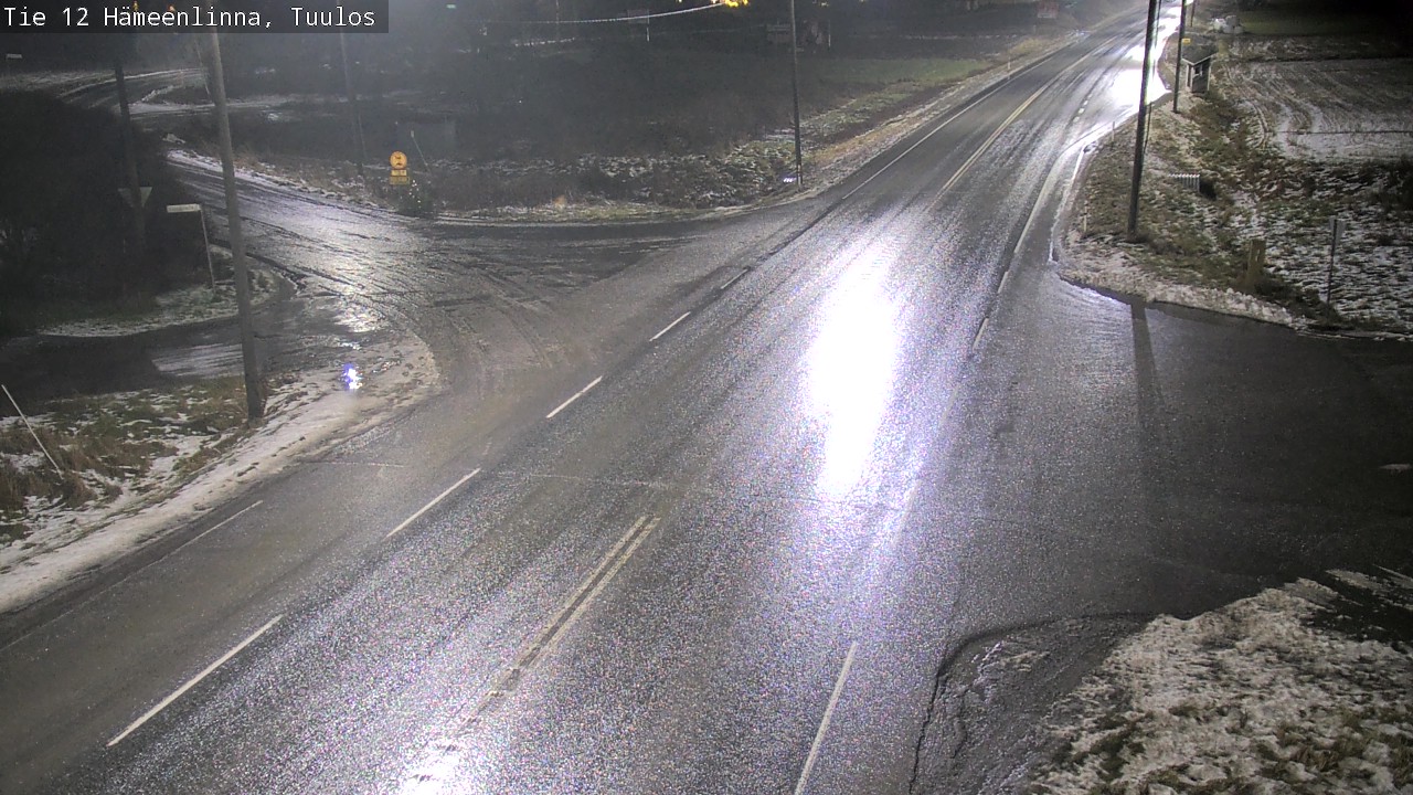 Weather Camera Image Väg 12 Hämeenlinna, Tuulos, Hämeenlinna, Kanta-Häme