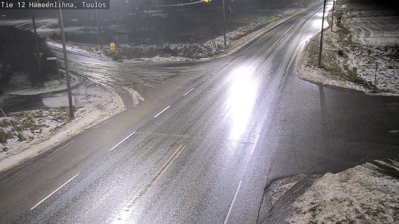 Weather Camera Image Väg 12 Hämeenlinna, Tuulos, Hämeenlinna, Kanta-Häme