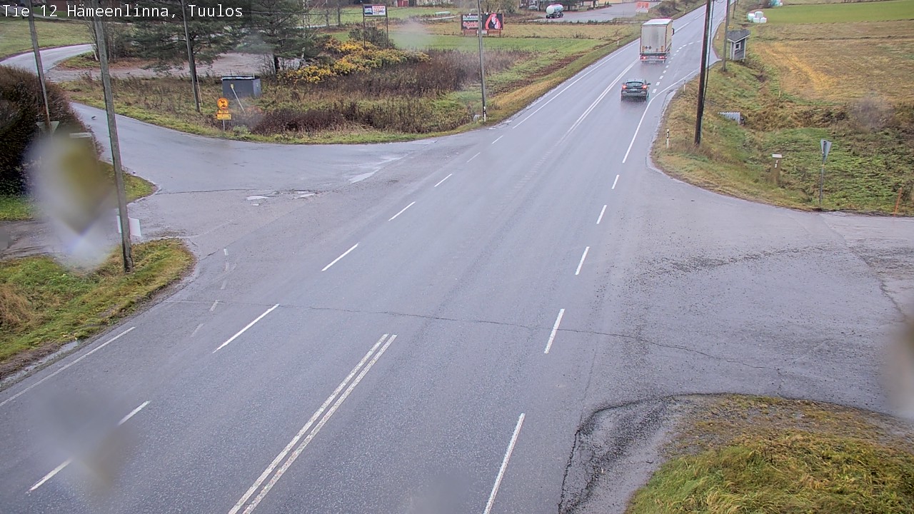 Weather Camera Image Road 12 Hämeenlinna, Tuulos, Hämeenlinna, Kanta-Häme