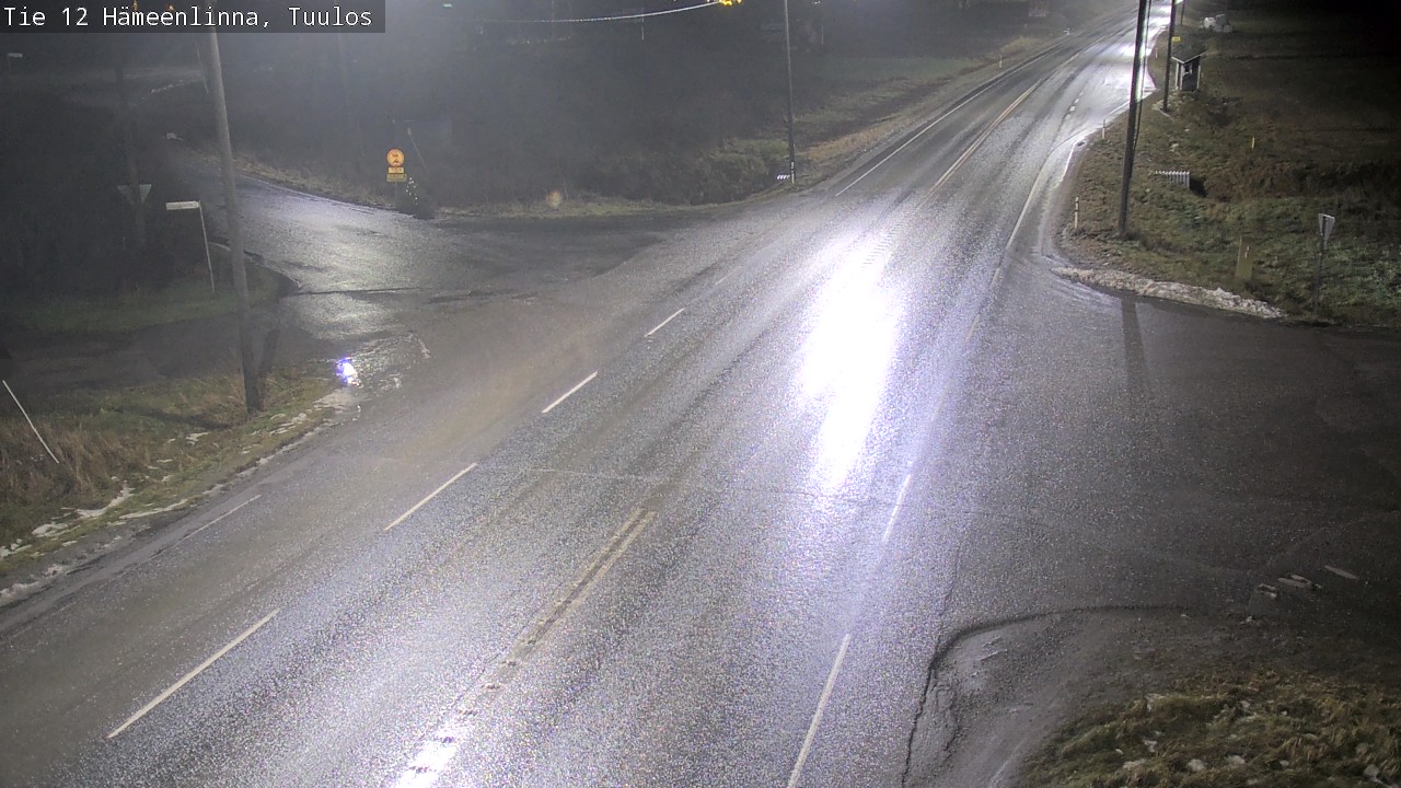 Weather Camera Image Väg 12 Hämeenlinna, Tuulos, Hämeenlinna, Kanta-Häme
