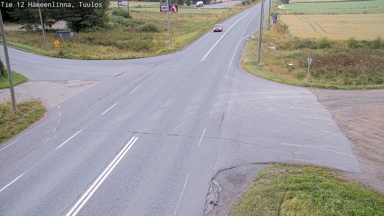 Weather Camera Image Väg 12 Hämeenlinna, Tuulos, Hämeenlinna, Kanta-Häme