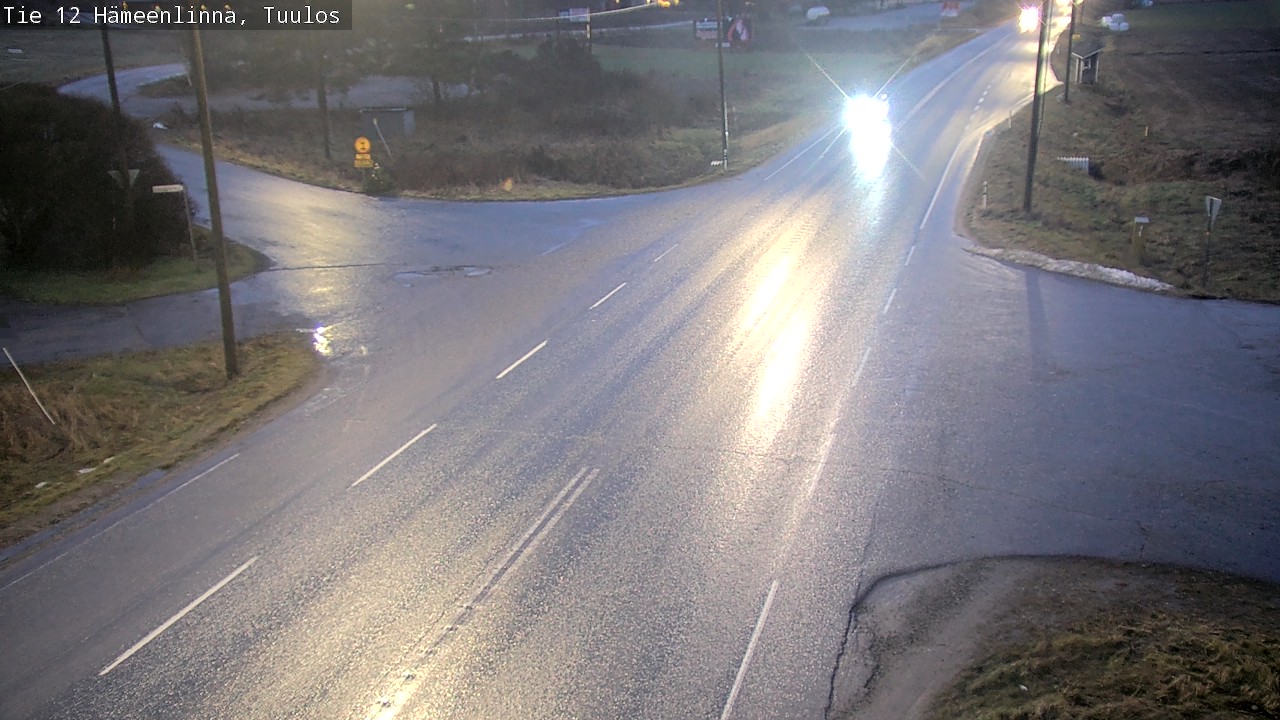 Weather Camera Image Väg 12 Hämeenlinna, Tuulos, Hämeenlinna, Kanta-Häme