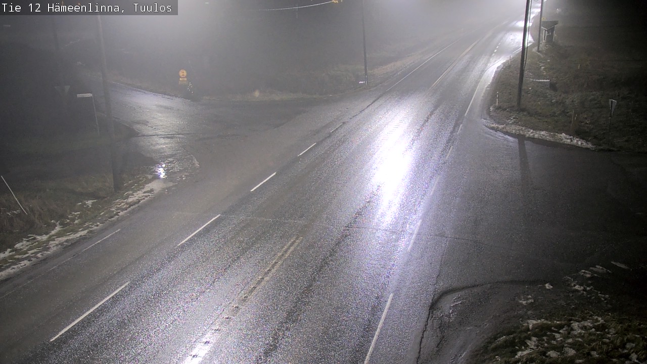 Weather Camera Image Väg 12 Hämeenlinna, Tuulos, Hämeenlinna, Kanta-Häme