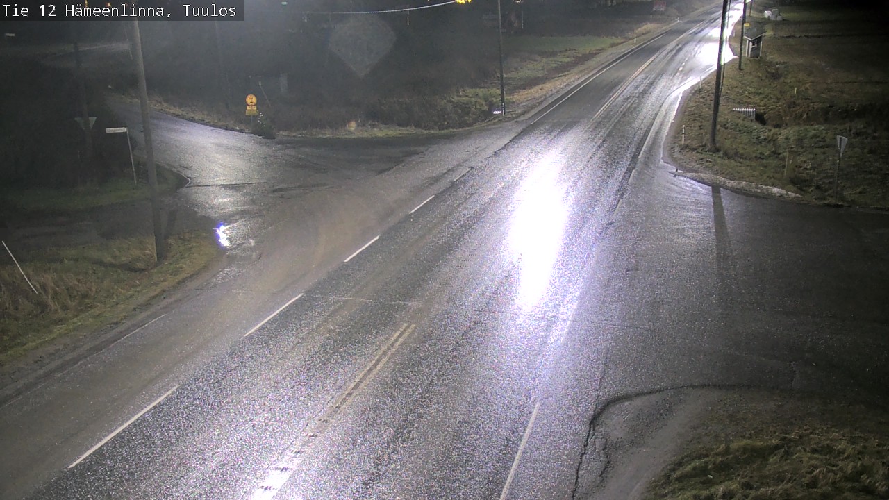 Weather Camera Image Väg 12 Hämeenlinna, Tuulos, Hämeenlinna, Kanta-Häme