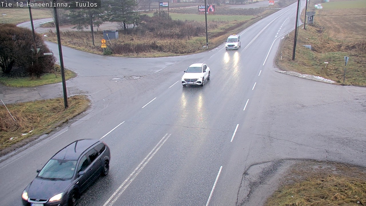 Weather Camera Image Väg 12 Hämeenlinna, Tuulos, Hämeenlinna, Kanta-Häme