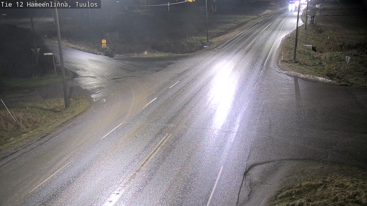 Weather Camera Image Väg 12 Hämeenlinna, Tuulos, Hämeenlinna, Kanta-Häme