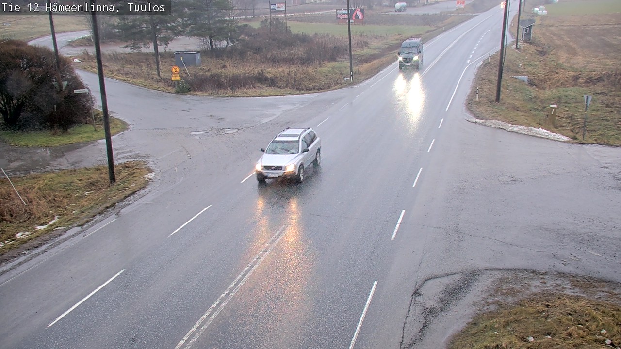 Weather Camera Image Väg 12 Hämeenlinna, Tuulos, Hämeenlinna, Kanta-Häme