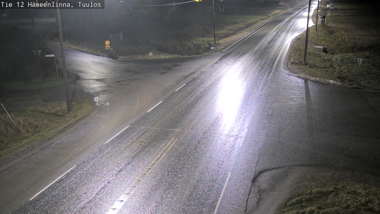Weather Camera Image Väg 12 Hämeenlinna, Tuulos, Hämeenlinna, Kanta-Häme