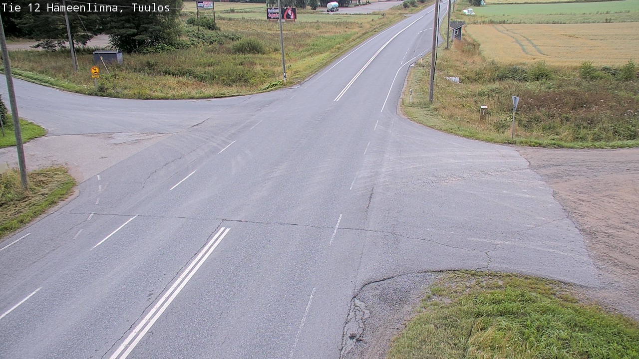 Weather Camera Image Road 12 Hämeenlinna, Tuulos, Hämeenlinna, Kanta-Häme