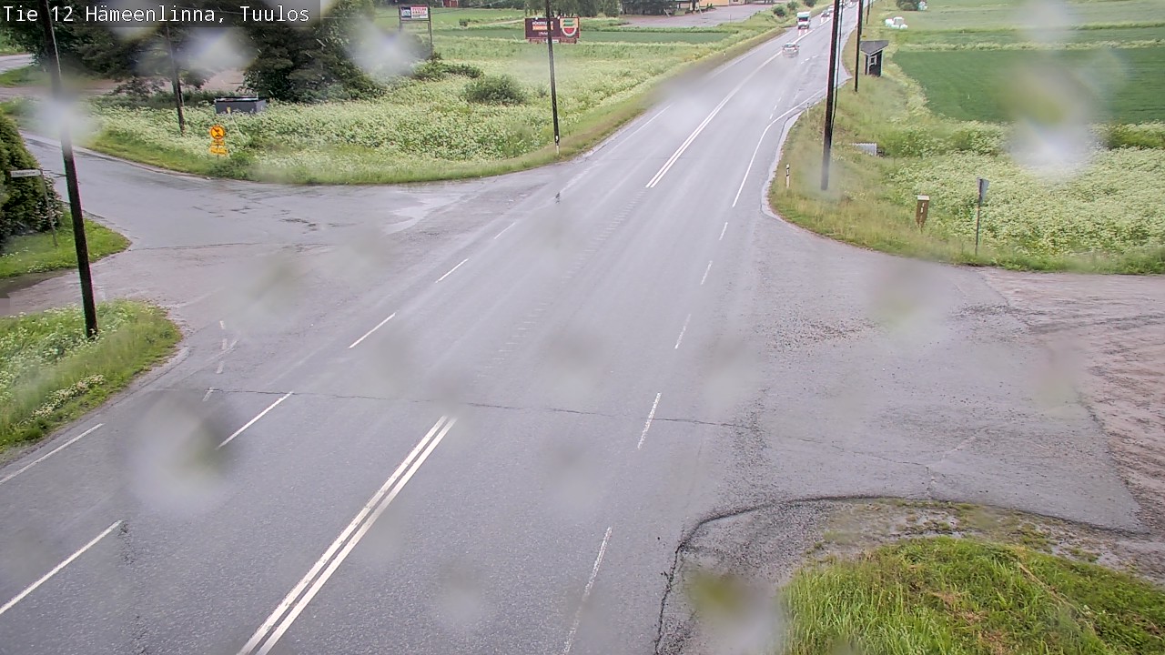 Weather Camera Image Väg 12 Hämeenlinna, Tuulos, Hämeenlinna, Kanta-Häme