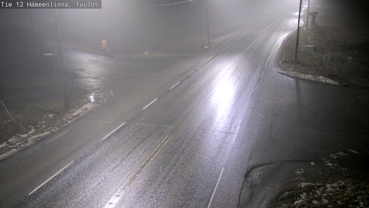 Weather Camera Image Väg 12 Hämeenlinna, Tuulos, Hämeenlinna, Kanta-Häme