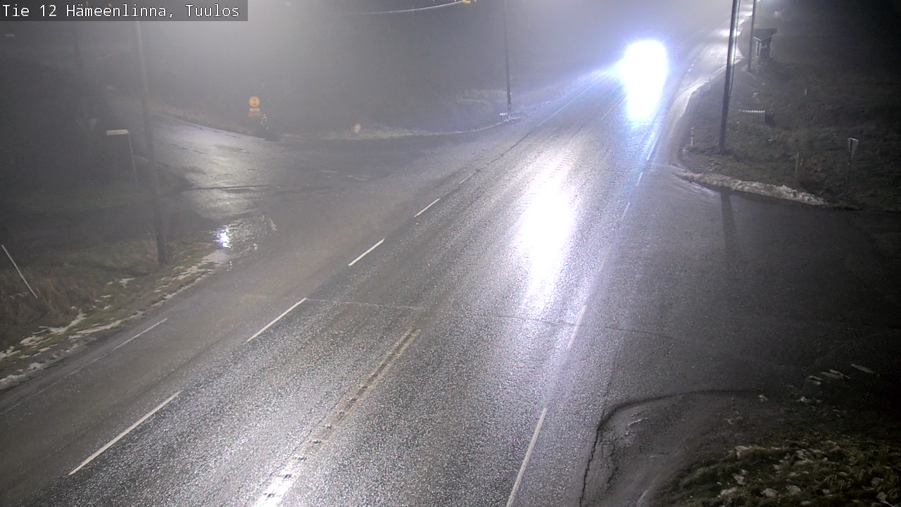 Weather Camera Image Väg 12 Hämeenlinna, Tuulos, Hämeenlinna, Kanta-Häme