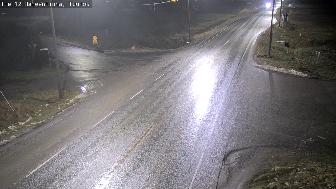 Weather Camera Image Väg 12 Hämeenlinna, Tuulos, Hämeenlinna, Kanta-Häme