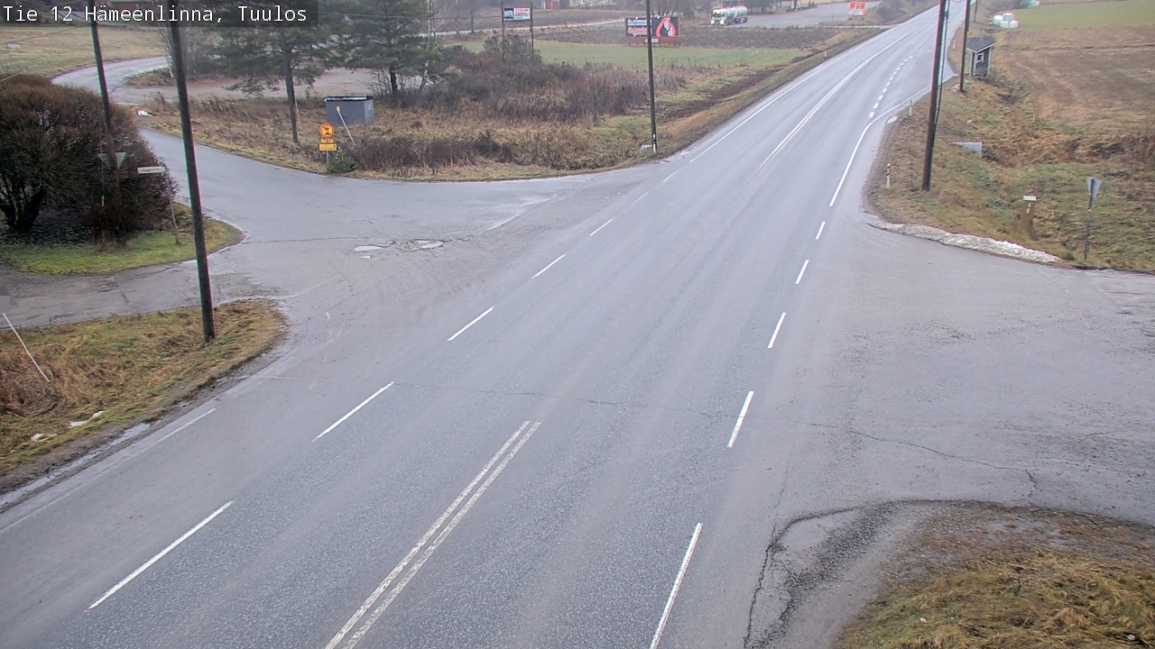 Weather Camera Image Väg 12 Hämeenlinna, Tuulos, Hämeenlinna, Kanta-Häme