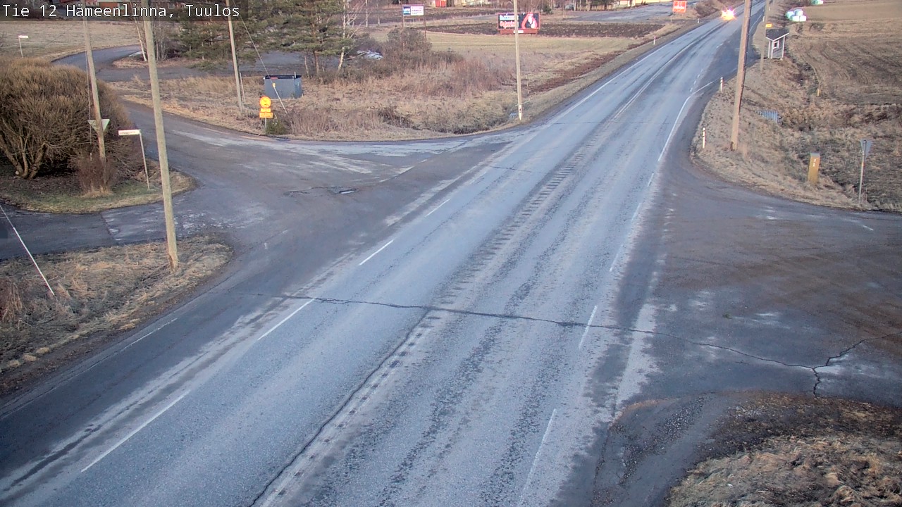 Weather Camera Image Road 12 Hämeenlinna, Tuulos, Hämeenlinna, Kanta-Häme