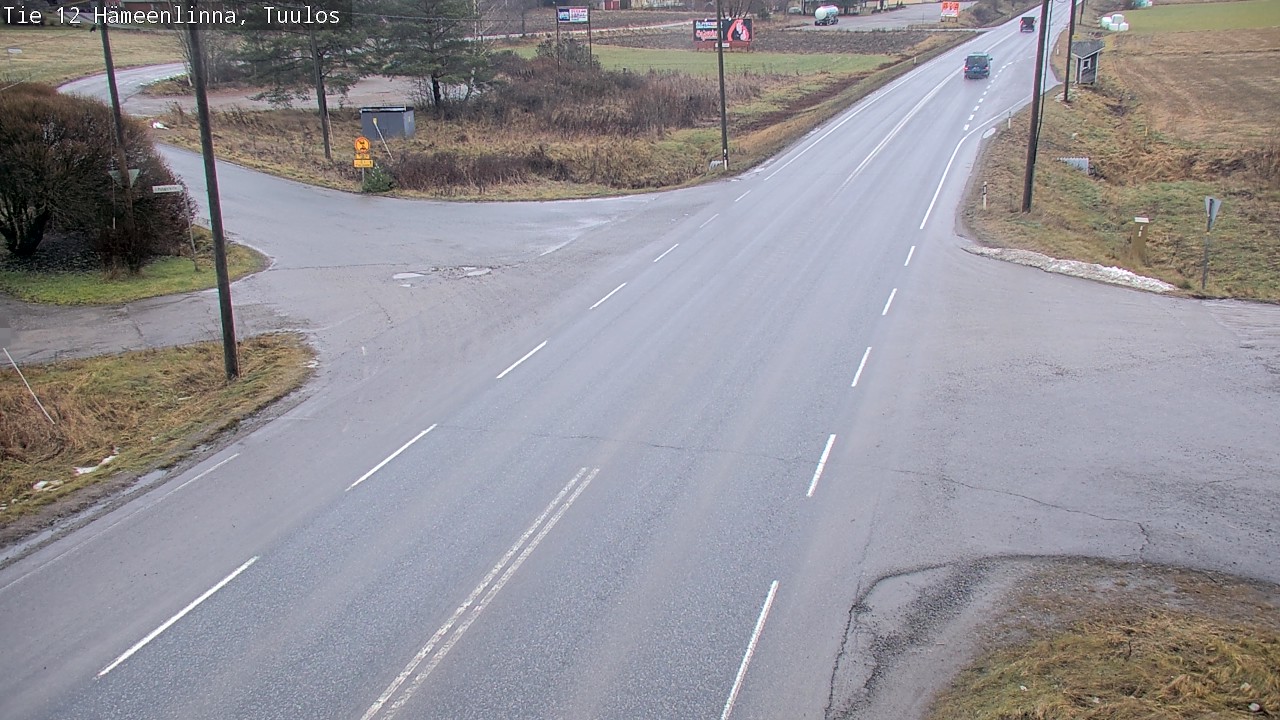 Weather Camera Image Väg 12 Hämeenlinna, Tuulos, Hämeenlinna, Kanta-Häme