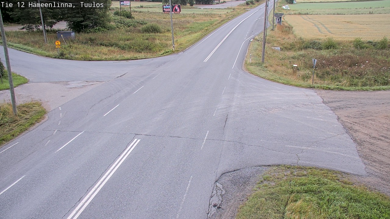 Weather Camera Image Road 12 Hämeenlinna, Tuulos, Hämeenlinna, Kanta-Häme