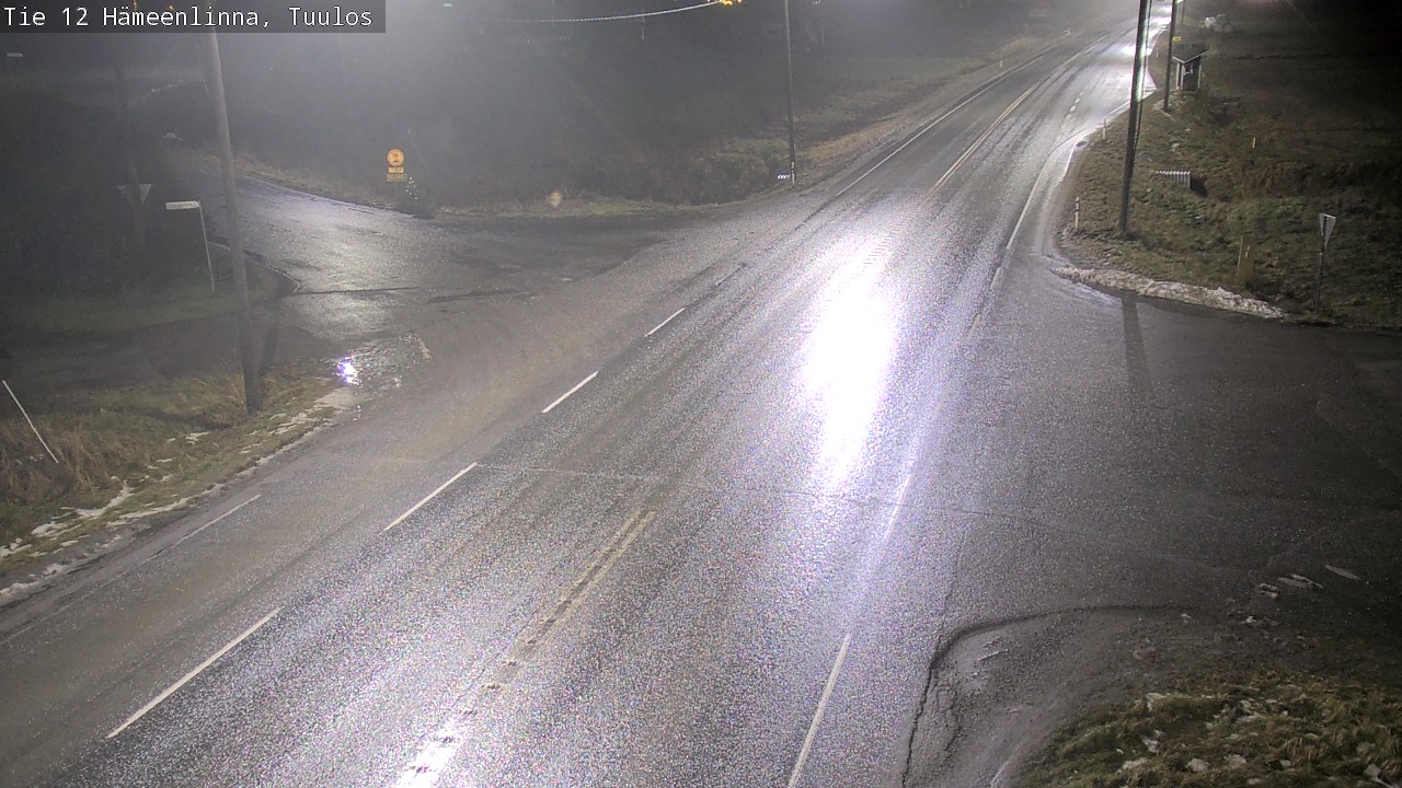 Weather Camera Image Väg 12 Hämeenlinna, Tuulos, Hämeenlinna, Kanta-Häme