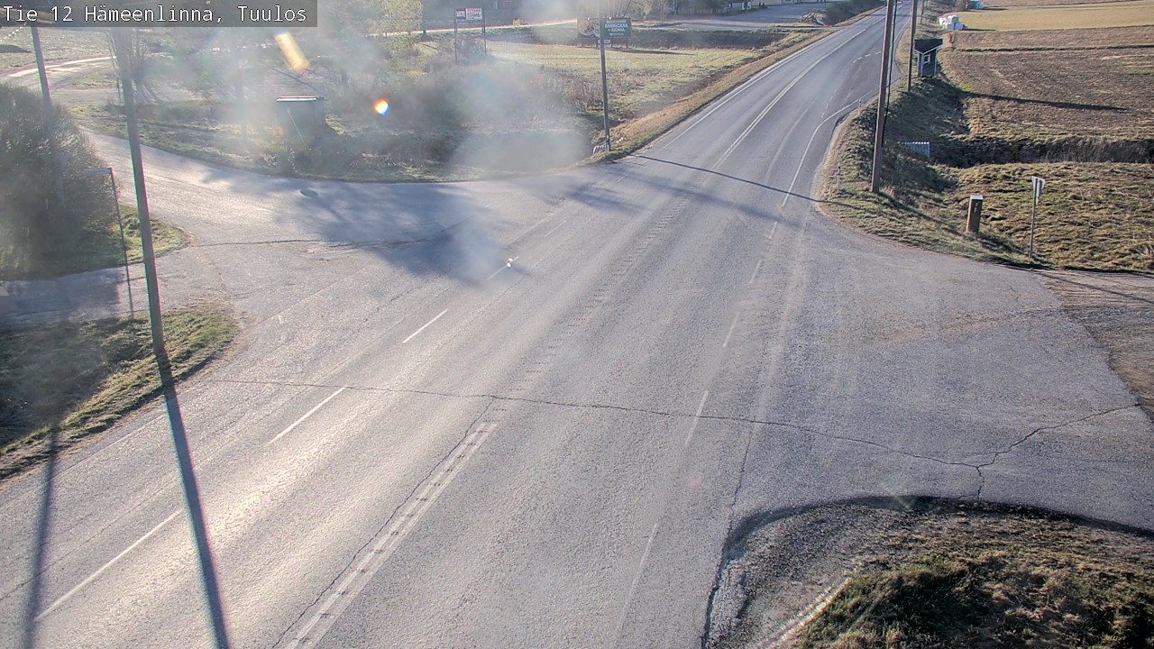Weather Camera Image Road 12 Hämeenlinna, Tuulos, Hämeenlinna, Kanta-Häme