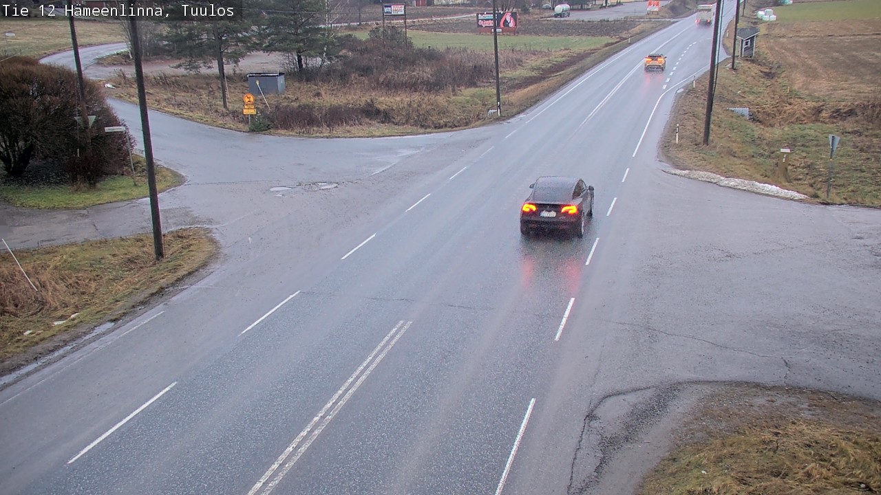 Weather Camera Image Väg 12 Hämeenlinna, Tuulos, Hämeenlinna, Kanta-Häme