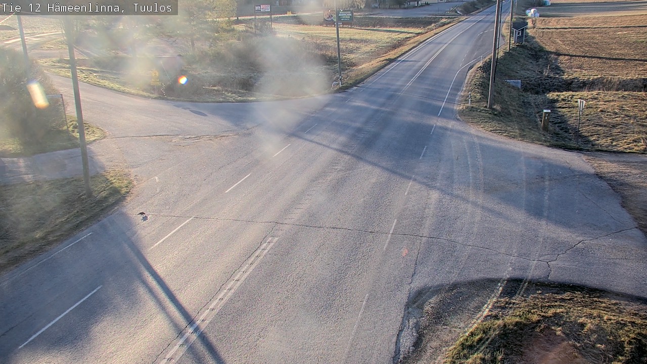 Weather Camera Image Road 12 Hämeenlinna, Tuulos, Hämeenlinna, Kanta-Häme