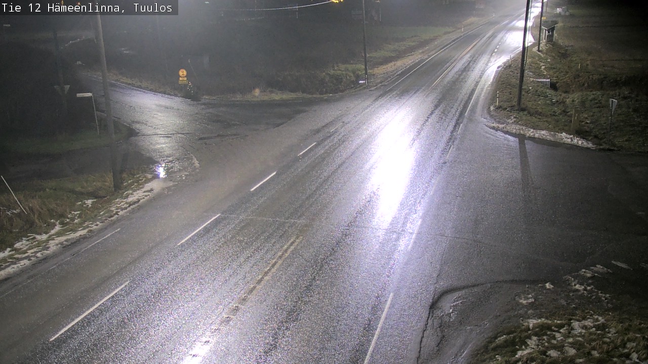 Weather Camera Image Väg 12 Hämeenlinna, Tuulos, Hämeenlinna, Kanta-Häme