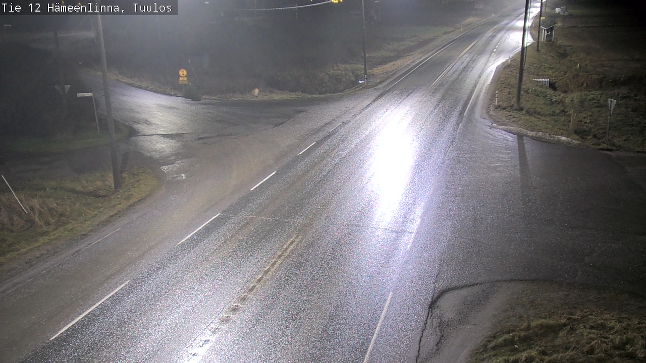 Weather Camera Image Väg 12 Hämeenlinna, Tuulos, Hämeenlinna, Kanta-Häme