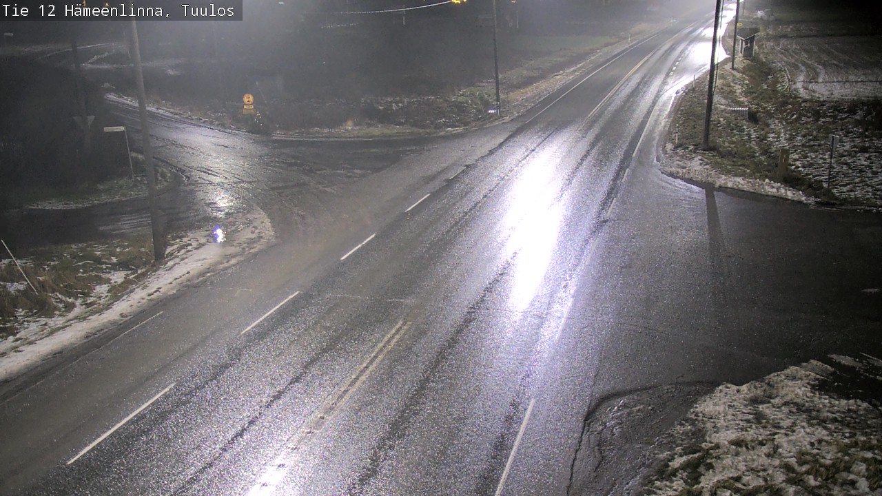 Weather Camera Image Väg 12 Hämeenlinna, Tuulos, Hämeenlinna, Kanta-Häme
