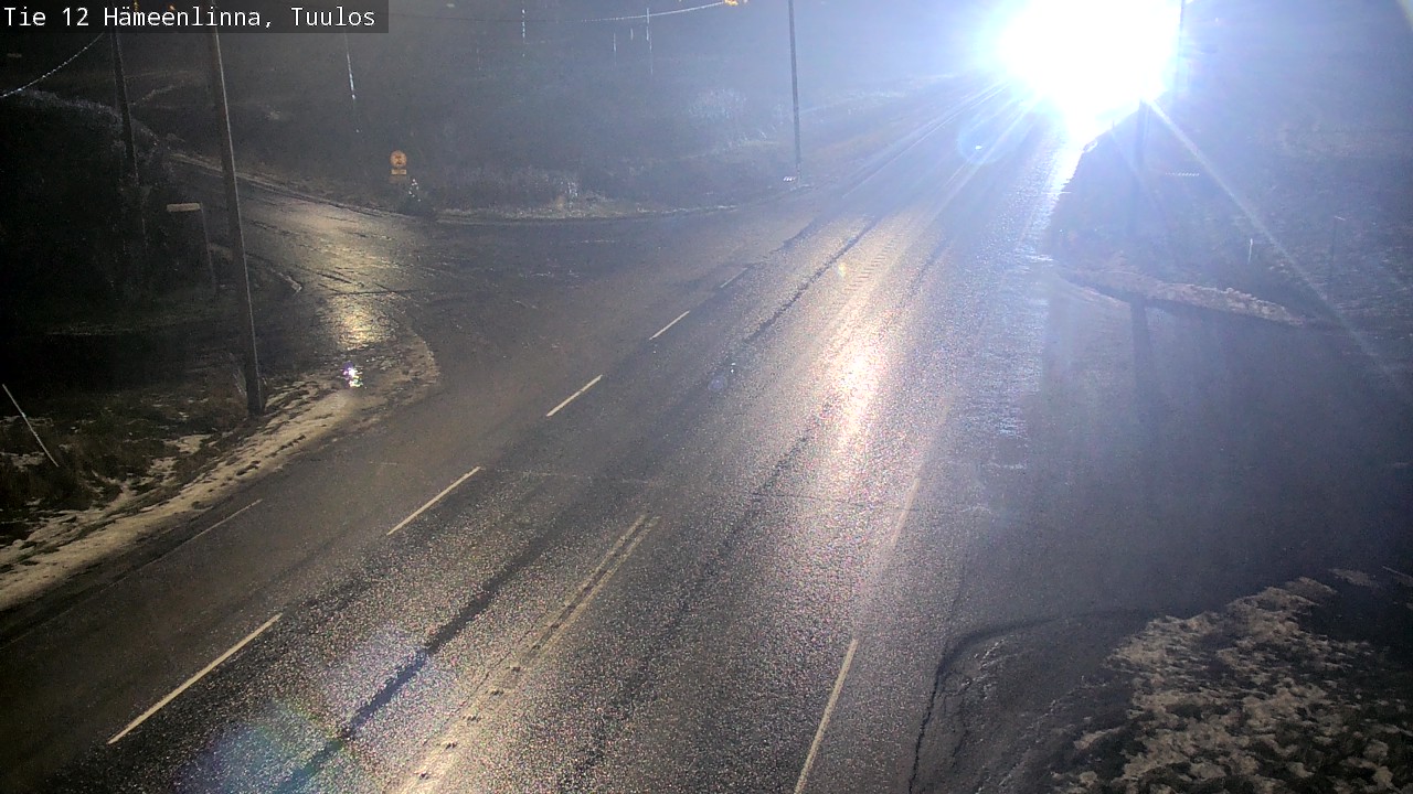 Weather Camera Image Väg 12 Hämeenlinna, Tuulos, Hämeenlinna, Kanta-Häme