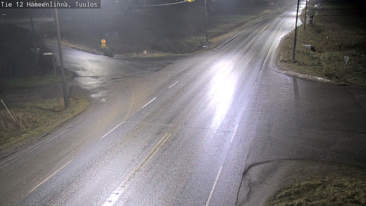 Weather Camera Image Väg 12 Hämeenlinna, Tuulos, Hämeenlinna, Kanta-Häme