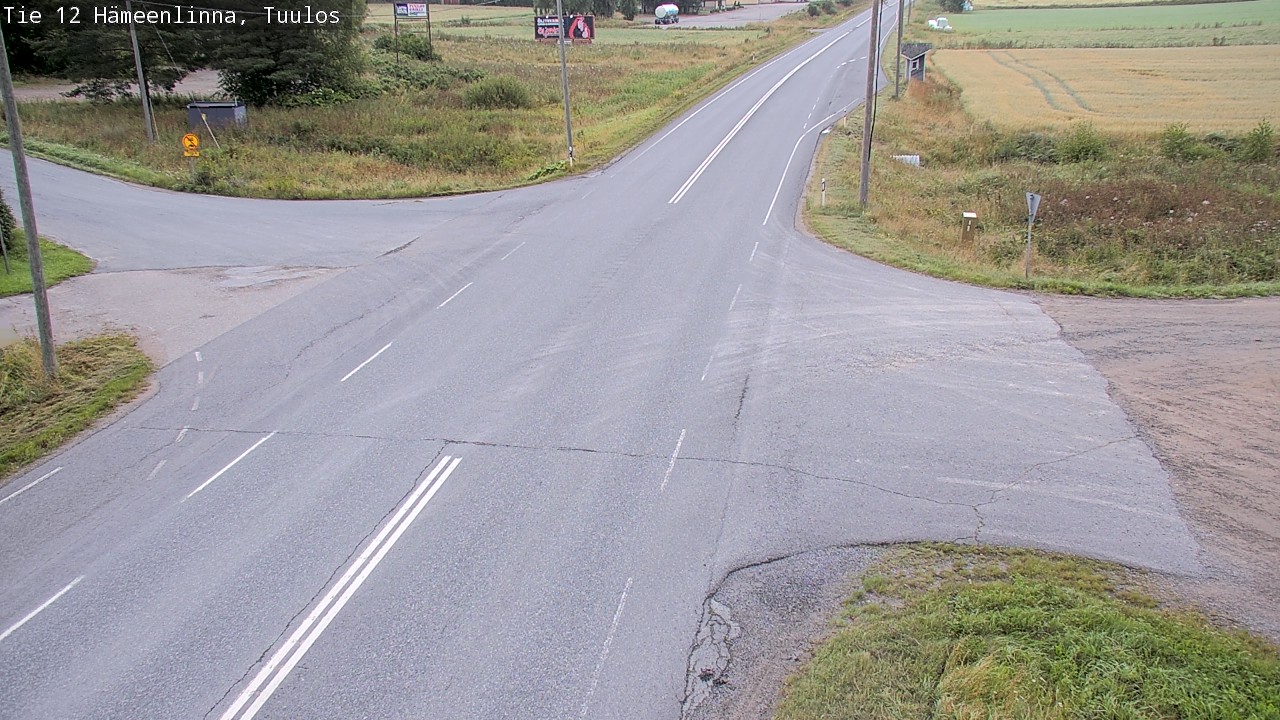 Weather Camera Image Road 12 Hämeenlinna, Tuulos, Hämeenlinna, Kanta-Häme