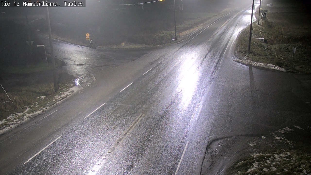 Weather Camera Image Väg 12 Hämeenlinna, Tuulos, Hämeenlinna, Kanta-Häme