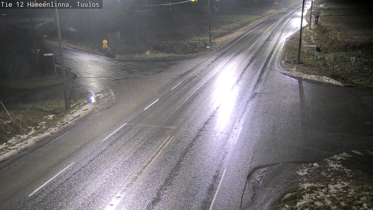 Weather Camera Image Väg 12 Hämeenlinna, Tuulos, Hämeenlinna, Kanta-Häme