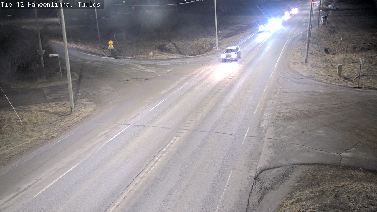 Weather Camera Image Road 12 Hämeenlinna, Tuulos, Hämeenlinna, Kanta-Häme