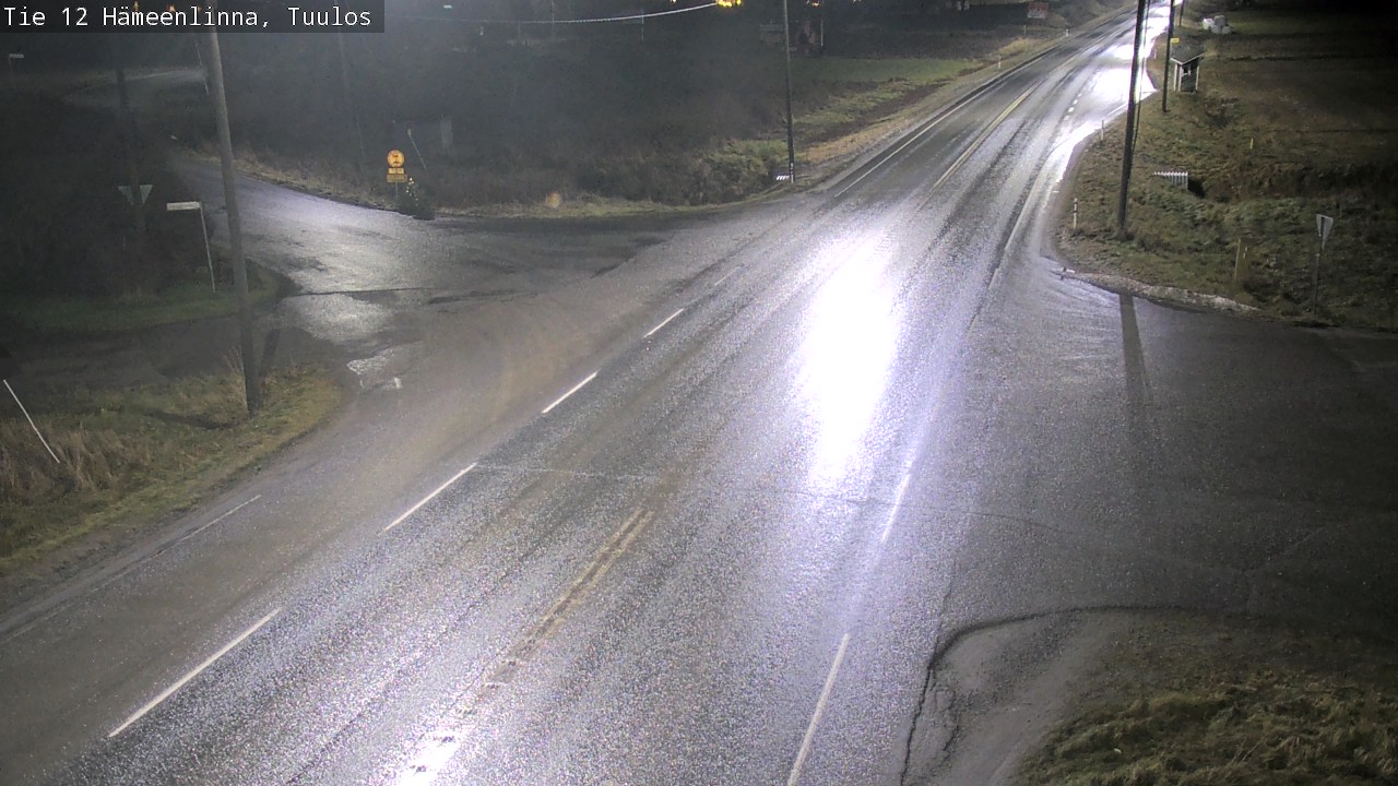 Weather Camera Image Väg 12 Hämeenlinna, Tuulos, Hämeenlinna, Kanta-Häme