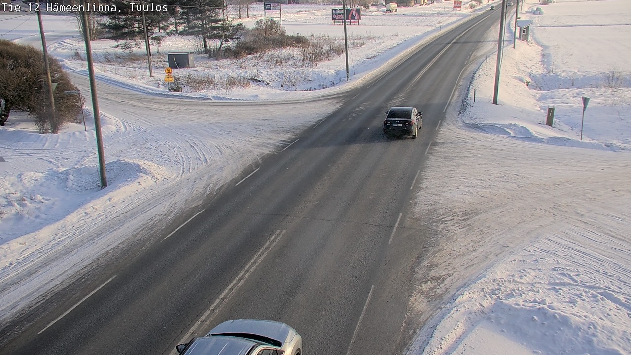 Weather Camera Image Väg 12 Hämeenlinna, Tuulos, Hämeenlinna, Kanta-Häme
