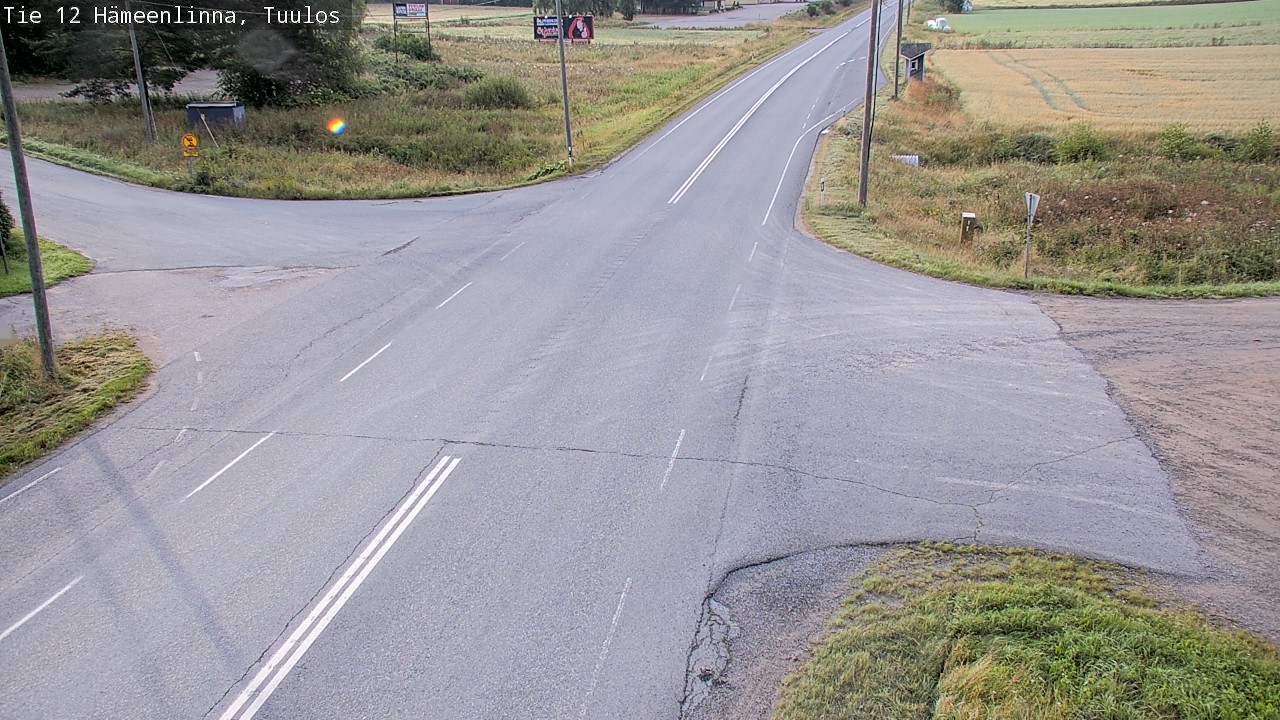 Weather Camera Image Road 12 Hämeenlinna, Tuulos, Hämeenlinna, Kanta-Häme