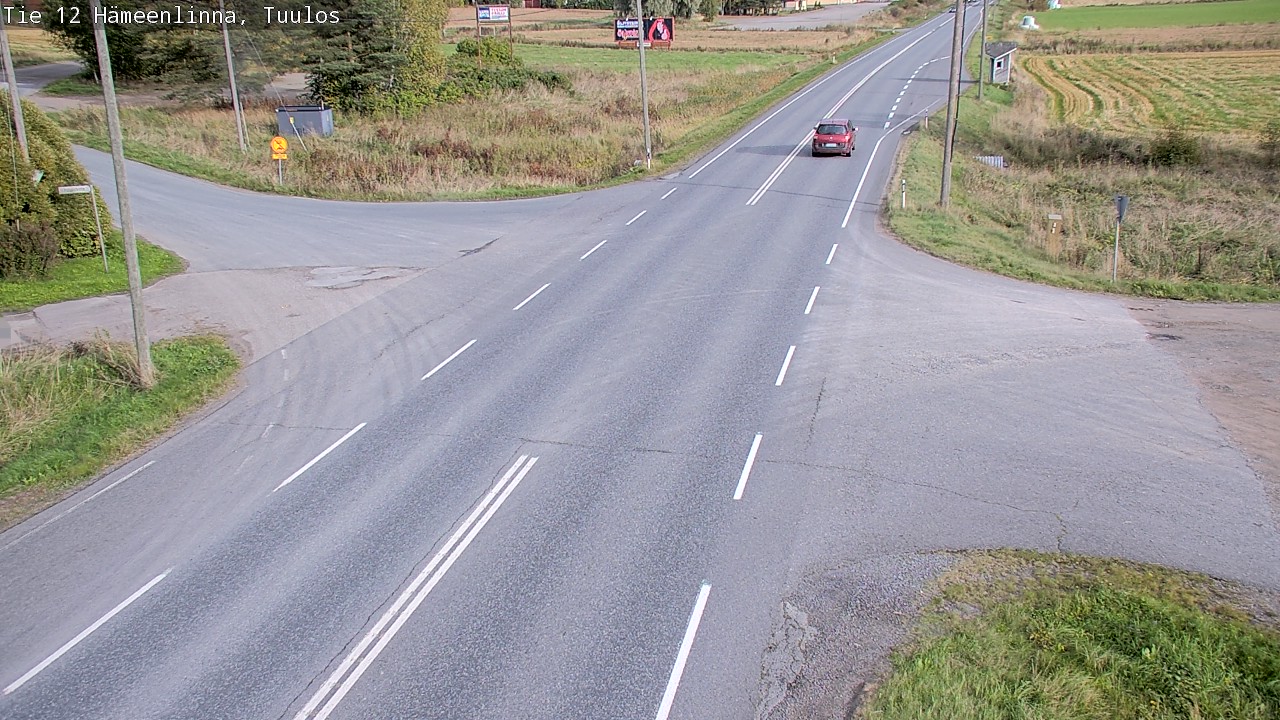 Kelikamerat Kuva Tie 12 Hämeenlinna, Tuulos, Hämeenlinna, Kanta-Häme