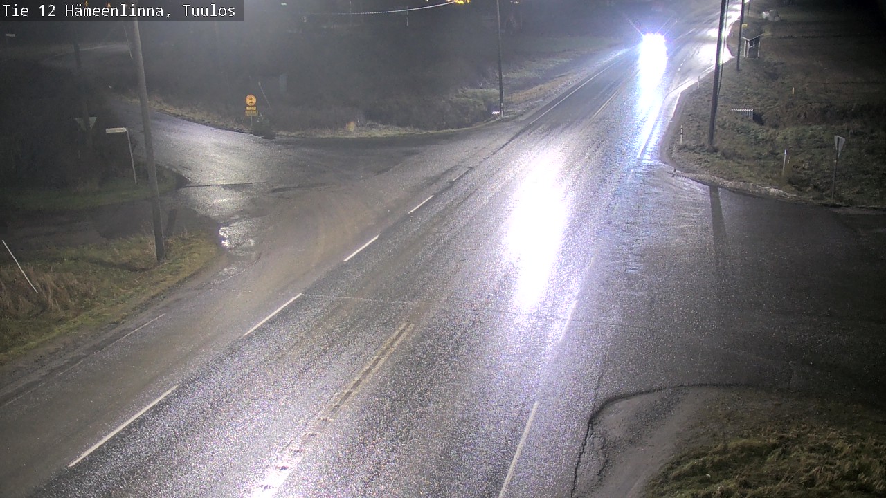 Weather Camera Image Väg 12 Hämeenlinna, Tuulos, Hämeenlinna, Kanta-Häme