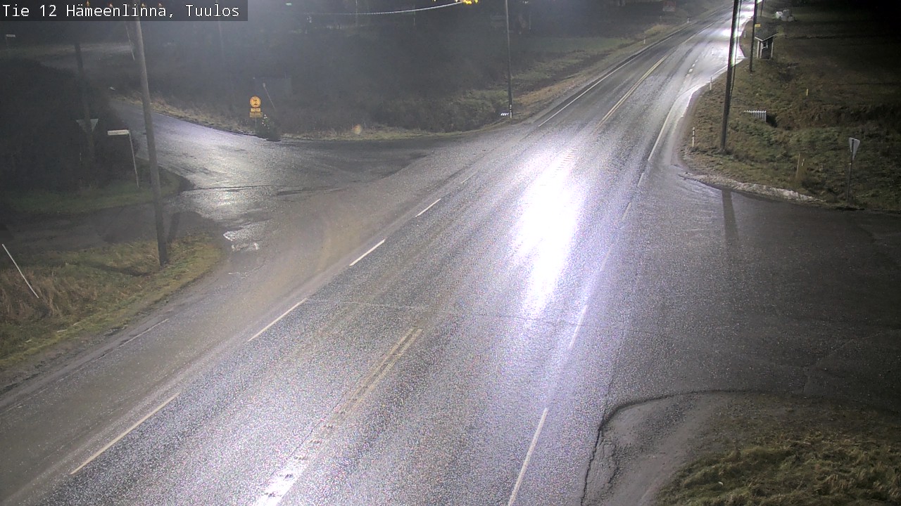 Weather Camera Image Väg 12 Hämeenlinna, Tuulos, Hämeenlinna, Kanta-Häme
